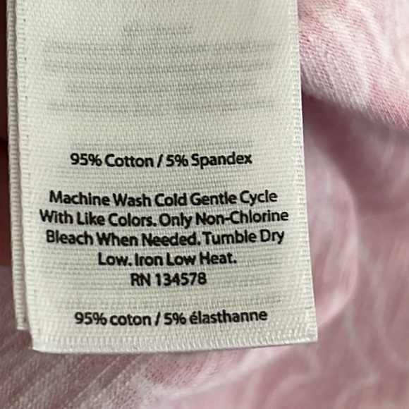 Vineyard Vines Whale Tail Print Tee Dress  Rhododendron Pink Side Hem Slits New - Picture 11 of 14